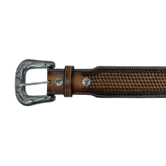 Cinto Masculino Pyramid Country Entalhado Despontado Balaio - Ref. PY-7931