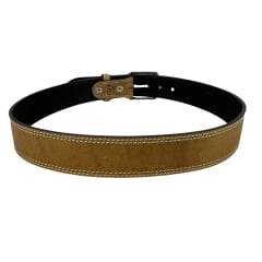 Cinto Masculino Pyramid Country Marrom Claro Crazy Horse Com 2 Costuras - Ref.PY-6151