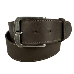 Cinto Masculino Pyramid Country Marrom Crazy Horse Com 1 Costura - Ref.PY-6152