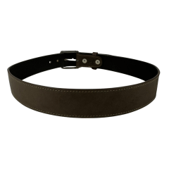 Cinto Masculino Pyramid Country Marrom Crazy Horse Com 1 Costura - Ref.PY-6152
