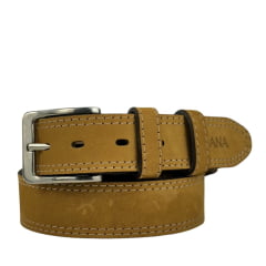 Cinto Masculino Badana Nobuck Castor Ref. 1570