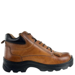 Coturno Masculino Caminhos Da Roça Couro Látego Whisky Ref. KA16-4