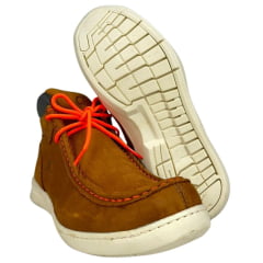 Coturno Masculino Classic Country Side III Castor/Laranja Ref:2909