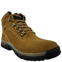 Coturno Masculino Zebu Bico Redondo Couro Destroyer Whisky - Ref:75080DT07