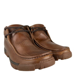 Destroyer Masculino Goyazes Couro Atlanta Caramelo Sola Destroyer Ambar/Café Ref:221002-C