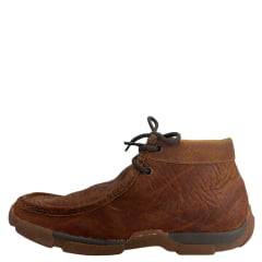 Destroyer Masculino Goyazes Couro Cabeça De Boi Tan-Sola Dest Ambar Café Ref:221001-CB