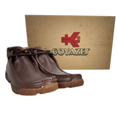 Destroyer Masculino Goyazes Couro Dallas Mustang Café-Sola Ambar/Café Ref.221002-C