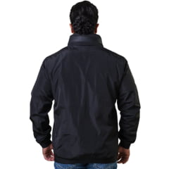 Jaqueta Masculina Texas Farm Corta Vento Field Rush Preto Com Capuz - REF:IN024