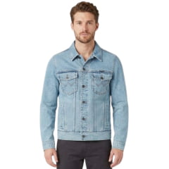 Jaqueta Masculina Wrangler Jeans Lavagem Clara - Ref:WM9783