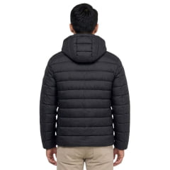 Jaqueta Masculina MX 72 Puffer Com Pelinho Interno e Capuz 100% Poliéster Ref: 26202