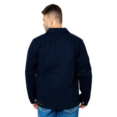 Jaqueta Masculina Ox Horns Preta 100% Algodão Com Forro Xadrez Em Azul Ref:4501/4502