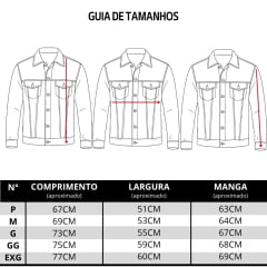 Jaqueta Masculina Texas Farm Jeans Texas Vintage Azul Escuro REF:JQ008