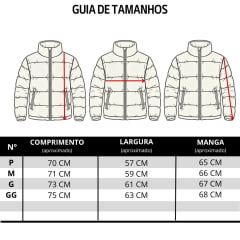 Jaqueta Masculina Texas Farm Puffer Rime Azul Marinho Logo Aplicado Ref: IN023