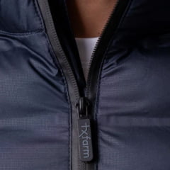 Jaqueta Masculina Texas Farm Puffer Rime Azul Marinho Logo Aplicado Ref: IN023