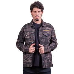 Jaqueta Masculina TXC Custom Aplicada Camuflada - Ref. 7287