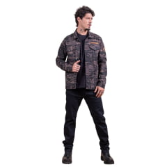 Jaqueta Masculina TXC Custom Aplicada Camuflada - Ref. 7287