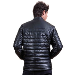 Jaqueta Masculina TXC Custom Racer Puffer Preta Ref. 7312