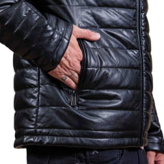 Jaqueta Masculina TXC Custom Racer Puffer Preta Ref. 7312