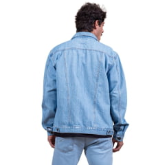 Jaqueta Masculina TXC Jeans Azul Claro Custom Denim - Ref. 7328