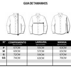 Jaqueta Masculina TXC Overshirt Sarja Xadrez Cinza E Bege Com Logo Bege No Bolso Ref:7379