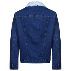 Jaqueta Masculina Wrangler Jeans Com Colete e Gola De Pelo Ref. WM9763