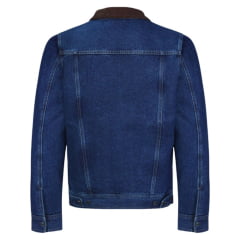 Jaqueta Masculina Wrangler Jeans Com Forro Flanela Lavagem Média Ref. WM9788