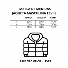 Jaqueta Masculina Levi's Preta Ref:A8270000