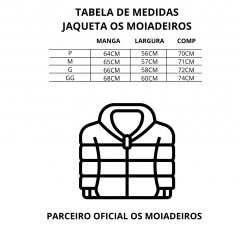Jaqueta Masculina Os Moiadeiros Amarela/Branca/Preto Ref:013