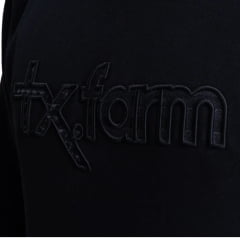 Moletom Masculino Texas Farm Com Capuz Modelo Canguru Preto Com Logo Bordado EUA Em Preto Ref:MT144