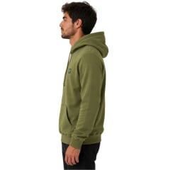 Moletom Masculino Lee Canguru Capuz Verde Musgo Logo Verde Escuro REF:9302L