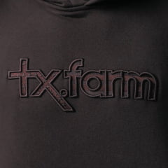 Moletom Masculino Texas Farm Canguru Capuz Marrom Café Logo Marrom Café Ref:MT144