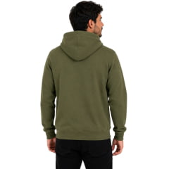 Moletom Masculino Texas Farm Canguru Capuz Verde Musgo Logo Off White Ref:MT036
