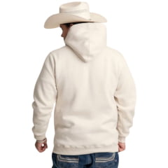 Moletom Masculino Texas Farm Modelo Canguru Off White TX. USA XX15 Ref: MT118