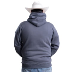 Moletom Masculino Texas Farm Plus Size Bolso Canguru Cinza Chumbo Ref: MT087