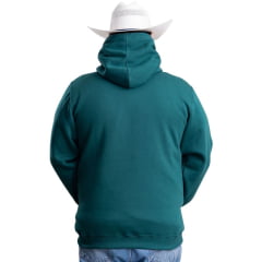 Moletom Masculino Texas Farm Plus Size Bolso Canguru Verde Bandeira Logo Bege Ref: MT056