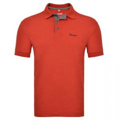 Camiseta Polo Mascuina Wrangler Vermelha - Ref. WM9045VM