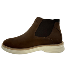 Sapato Masculino Sollu Couro Óleo Brown Solado Off White Linha Vegas Ref:39250