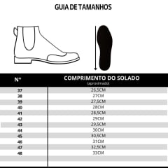 Botina Masculina Sollu Couro Soft Cacau Zíper Solado Preto New Absolut - REF:9936C
