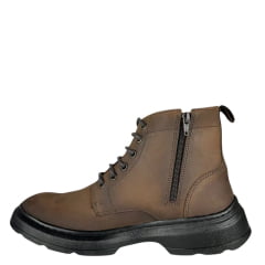 Sapato Masculino Sollu Oleo Brush Brow Montenegro Coturno Ref:50891 C