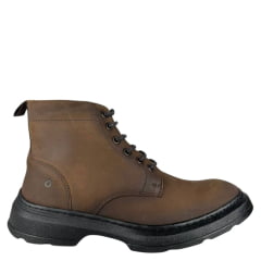 Sapato Masculino Sollu Oleo Brush Brow Montenegro Coturno Ref:50891 C
