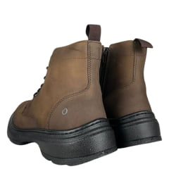 Sapato Masculino Sollu Oleo Brush Brow Montenegro Coturno Ref:50891 C