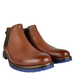 Sapato Masculino Sollu Soft Brush Cacau Brooklin Bota Ref:35650 C