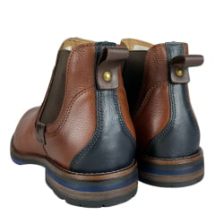Sapato Masculino Sollu Soft Brush Cacau Brooklin Bota Ref:35650 C