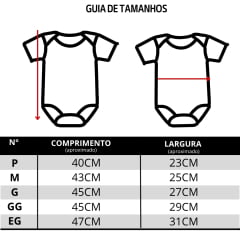 Body Baby Aurochs Estilo Camisa Manga Curta Xadrez Azul/Ocre E Branco Logo Azul