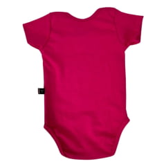 Body Infantil Texas Farm Manga Curta Preto e Rosa - Ref. BM010 - Escolha a cor