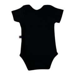 Body Infantil Texas Farm Manga Curta Rosa e Preto - Ref. BM014 - Escolha a cor