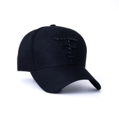 Boné Infantil Juvenil Texas Farm Preto Com Logo Bordado - Ref. TF 355/INF