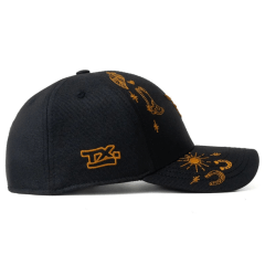 Boné Infantil Juvenil Texas Farm Western Show Preto Com Logo Bordado - Ref. 984.INF