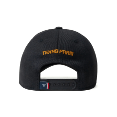 Boné Infantil Juvenil Texas Farm Western Show Preto Com Logo Bordado - Ref. 984.INF