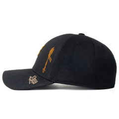 Boné Infantil Juvenil Texas Farm Western Show Preto Com Logo Bordado - Ref. 984.INF